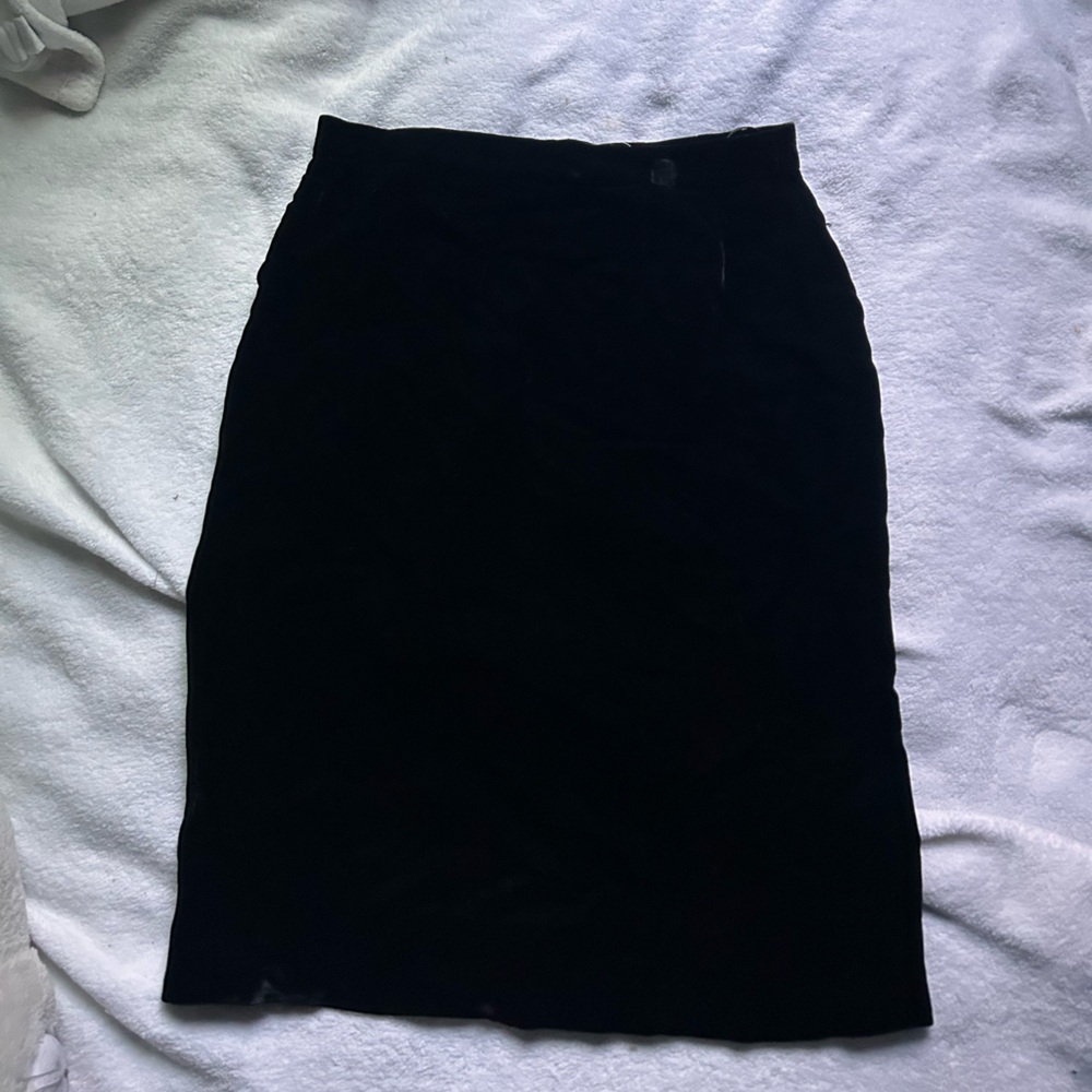 Vintage Karl Lagerfeld Velour Skirt